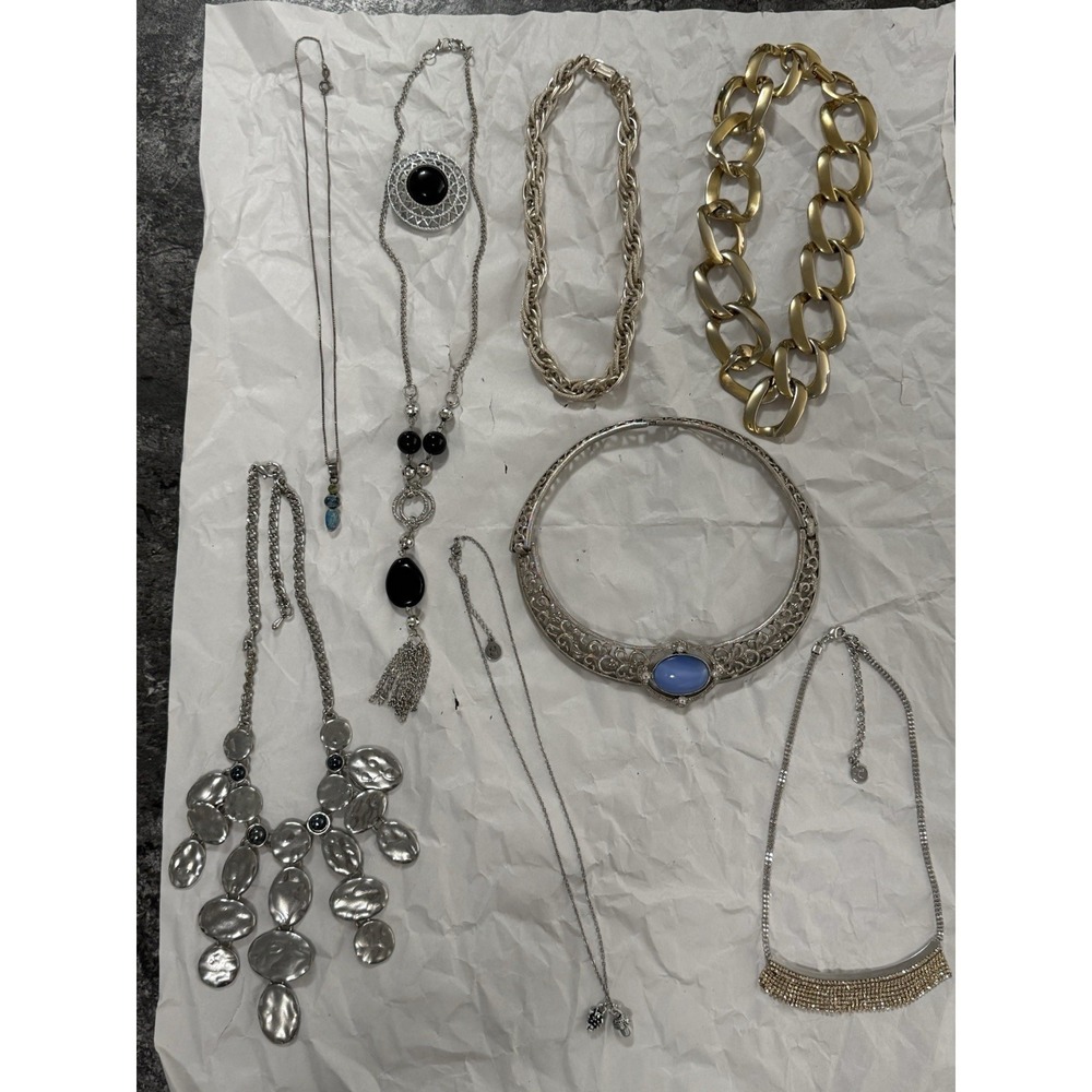 Necklace Lot Various Branded And Unbranded‎ 9 Pc